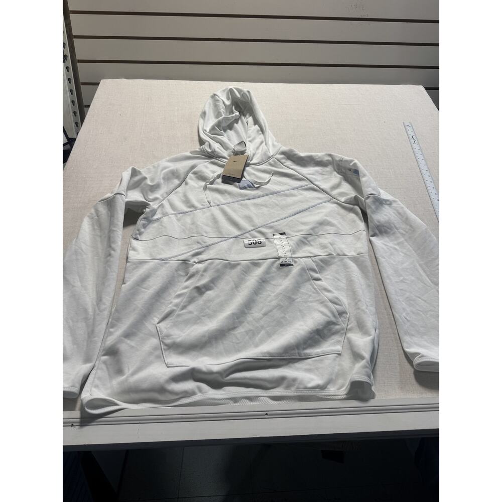 Nike Swoosh Pullover Men Sz L White‎ Brand New